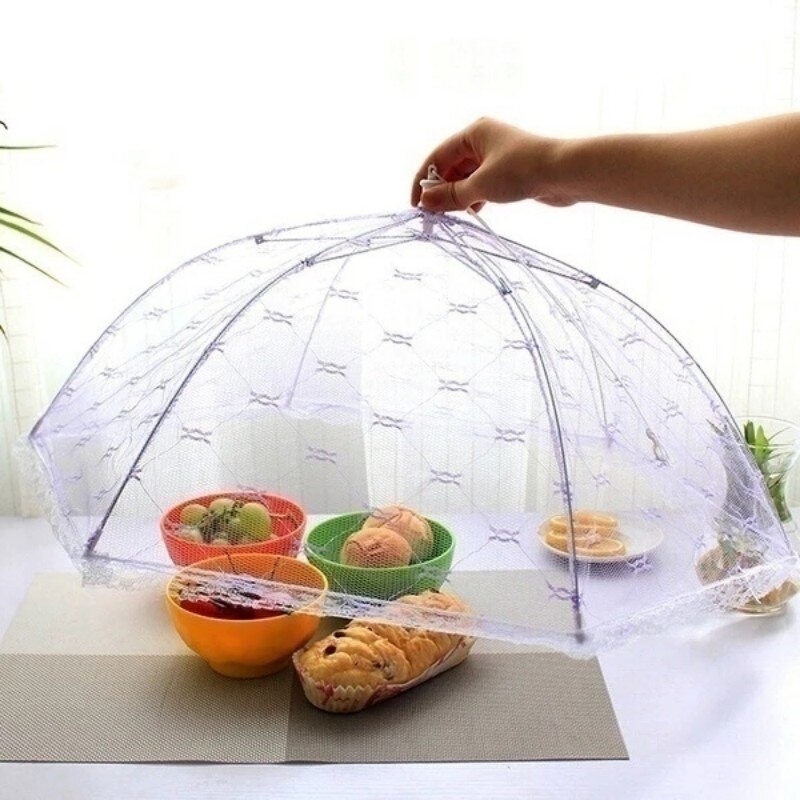 Couvertures alimentaires en maille de style parapluie portable, anti-mouche, moustique, tente, pique-nique, gadgets de cuisine à domicile, outils de cuisine