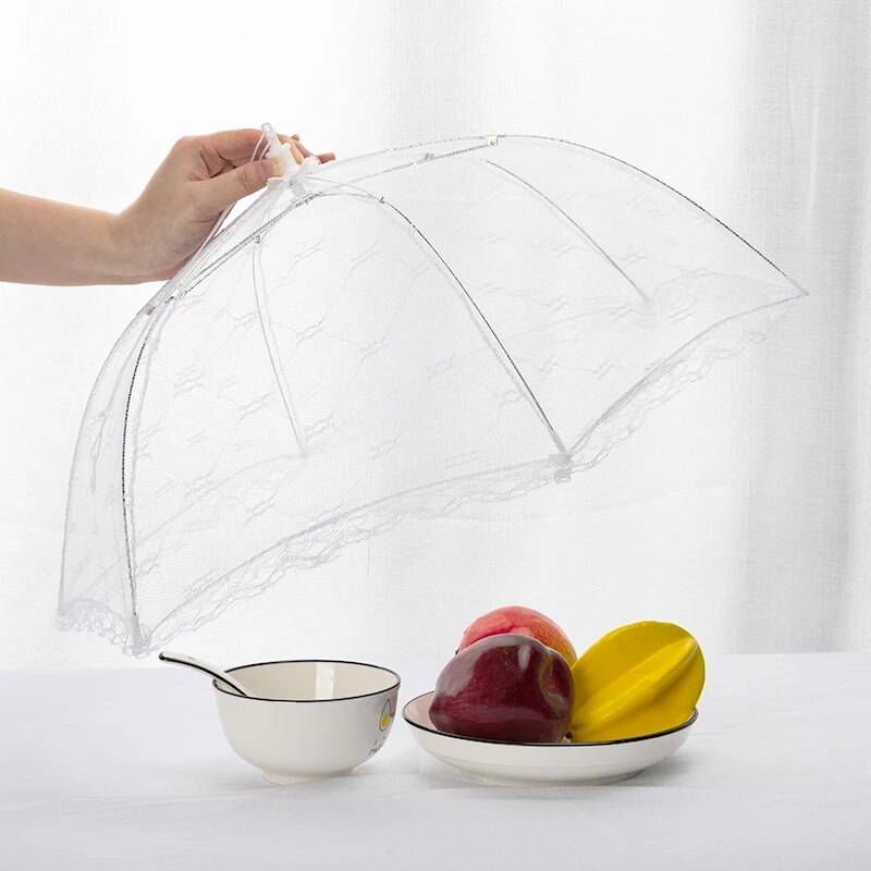 Couvertures alimentaires en maille de style parapluie portable, anti-mouche, moustique, tente, pique-nique, gadgets de cuisine à domicile, outils de cuisine