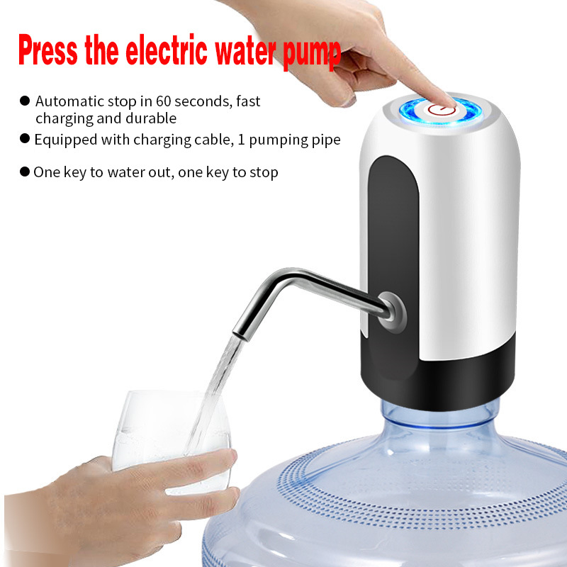 Distributeur d'eau électrique automatique, pompe à eau avec chargeur USB, interrupteur automatique en un clic, distributeur de boissons