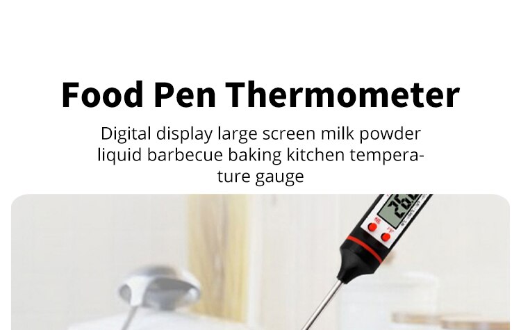 Thermomètre numérique BBQ, cuisson des aliments, cuisine, Type de sonde électronique, liquide BBQ BBQ G421