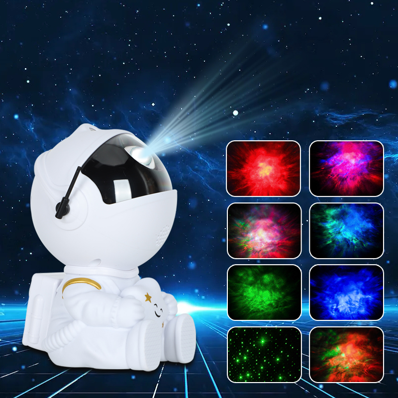 Projecteur d'astronaute, ciel étoilé, galaxie, étoiles, lampe LED pour décoration de chambre à coucher, veilleuses décoratives, nouveauté 2020