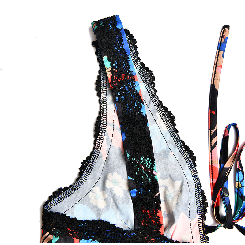 Robe en dentelle vintage à col en V pour femmes, imprimé à la mode, coupe couvertes, chic, fête, rue, éducatif, 2023