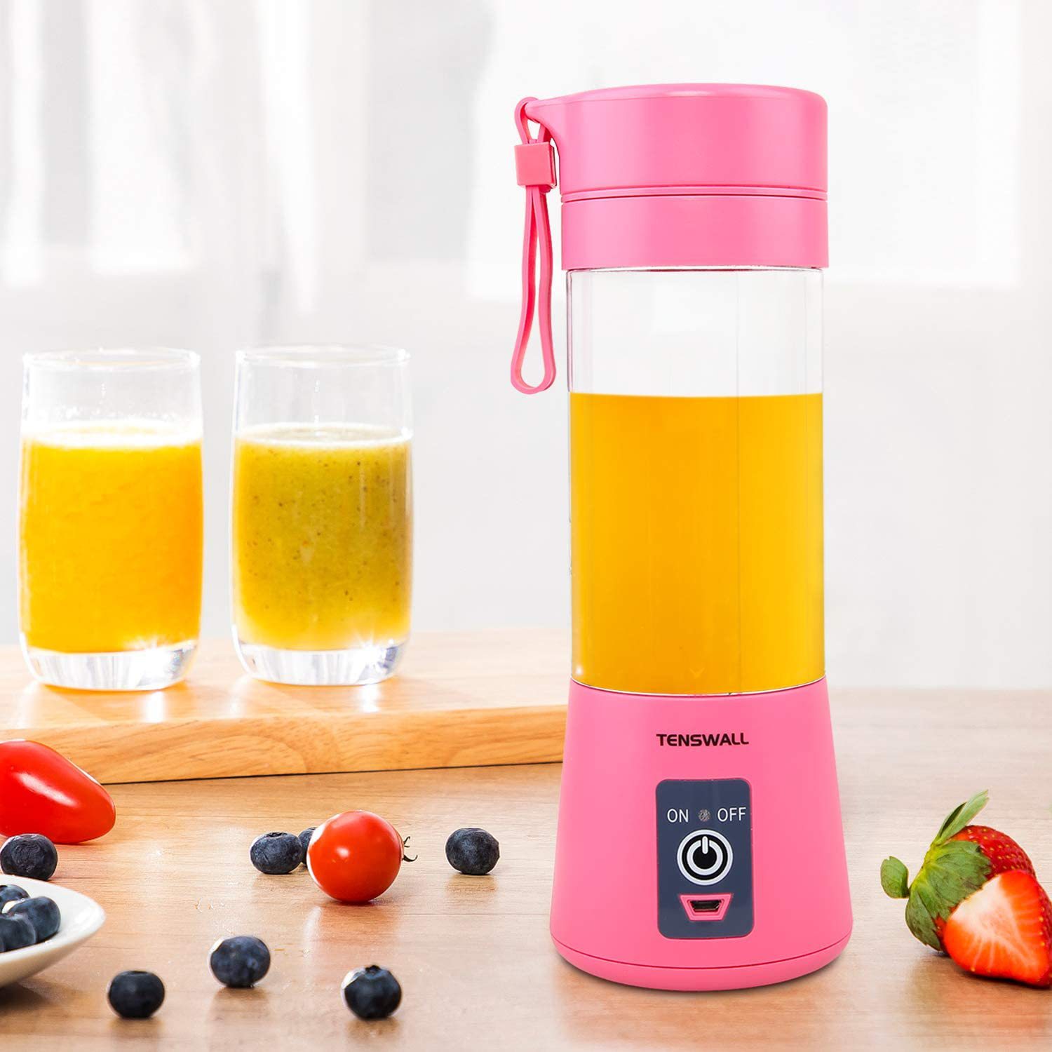 Mini mixeur électrique portable Ju479, chargement USB, pour fruits, orange, citron, milkshake, cuisine, presse-agrumes automatique