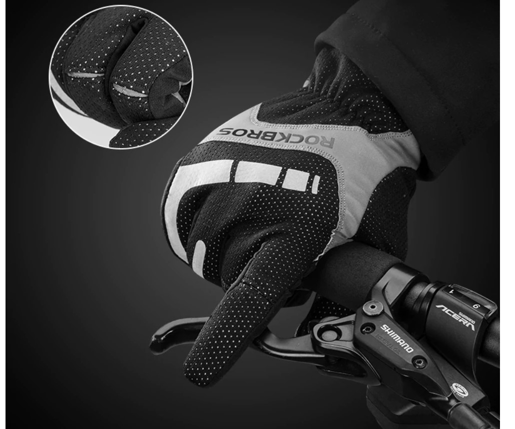 Two tone Design Thermal Bike Gloves